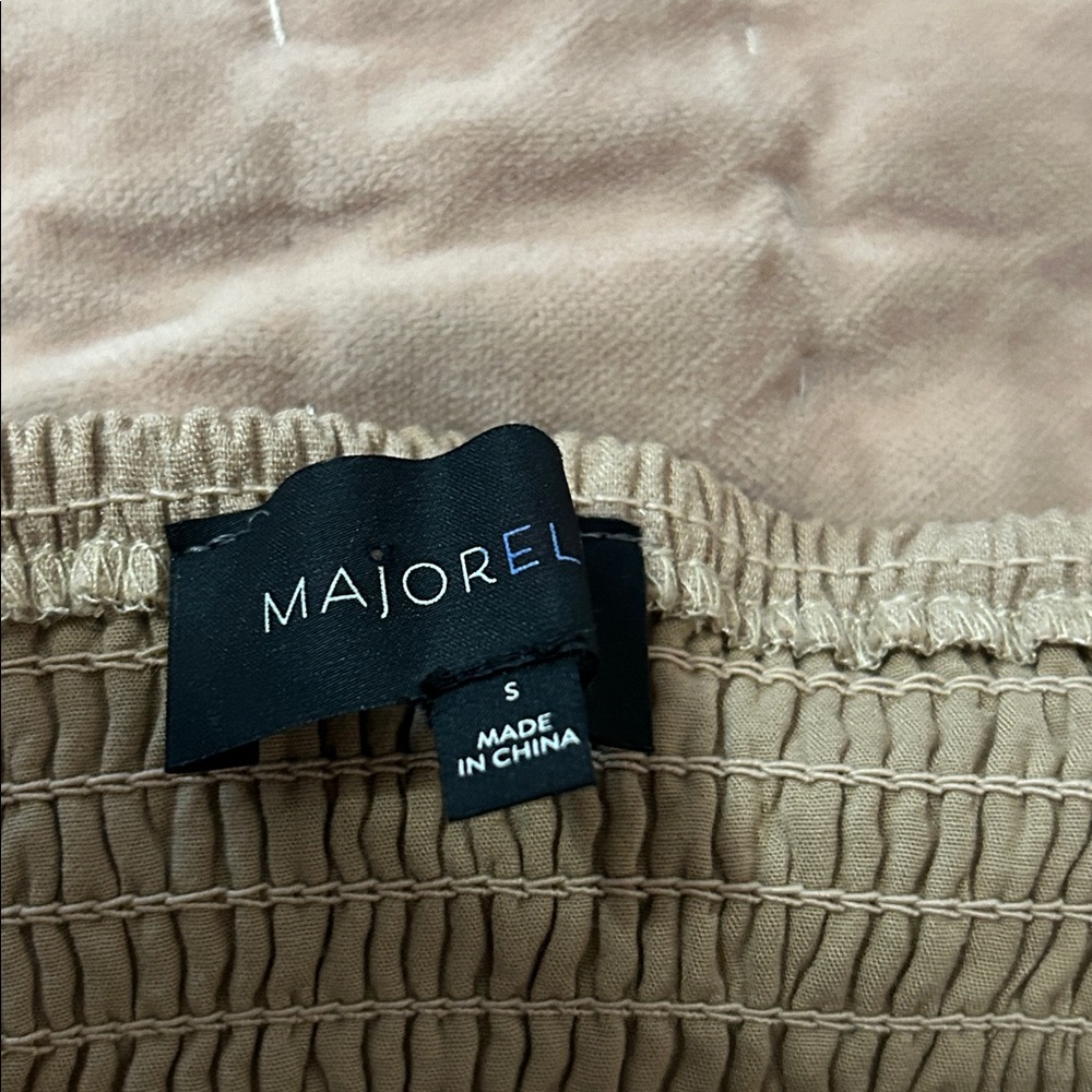 MAJORELLE  Revolve Tan Crop Top size small - Picture 4 of 5